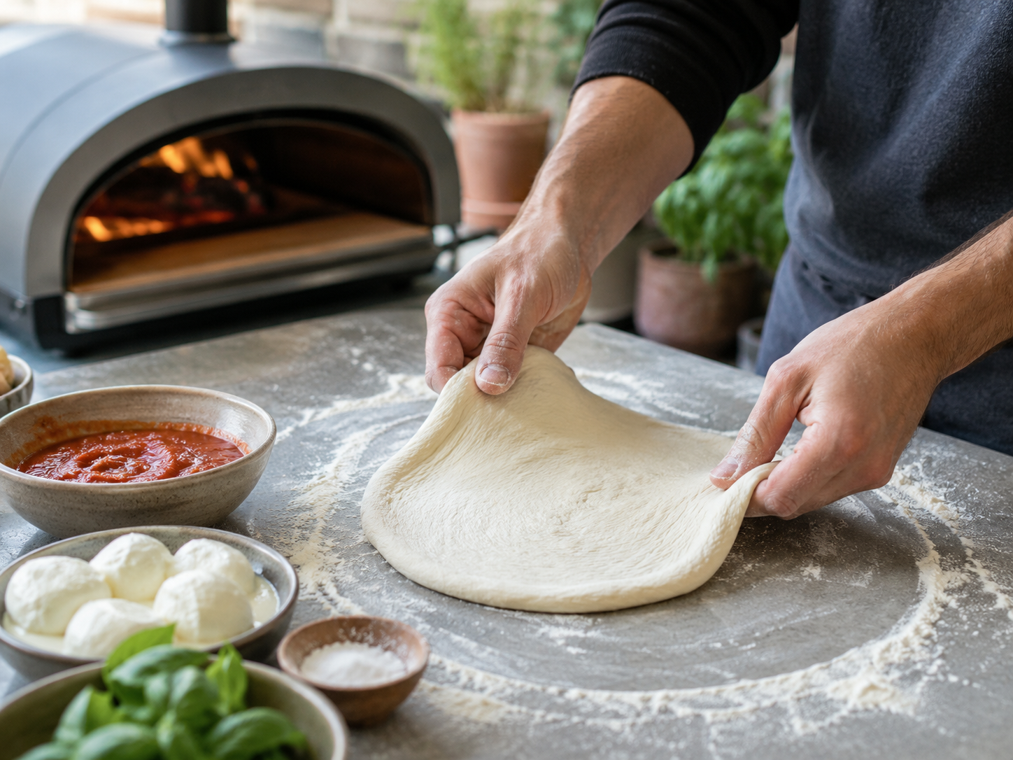 Napolitaanse pizza thuis